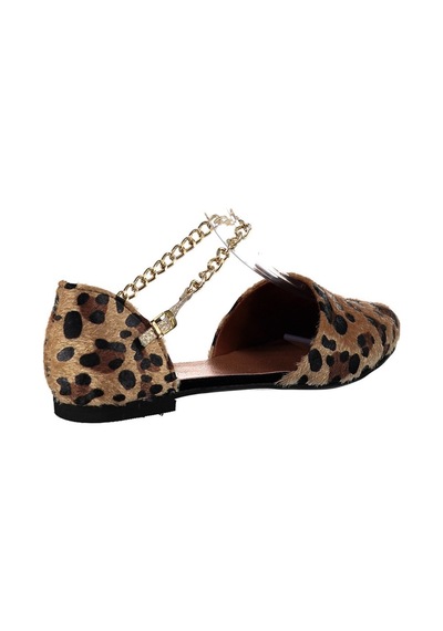 Fox Shoes Leopar Kadın Babet B726024402 LEOPAR Leopar
