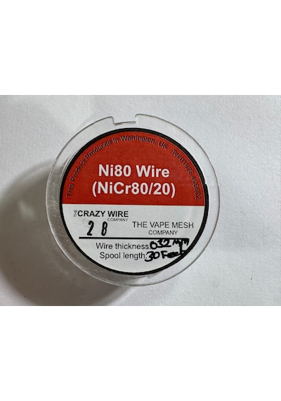 Crazy Wire 27 Ga Nichrome 80 Makara Tel 30 Feet 10 Metre