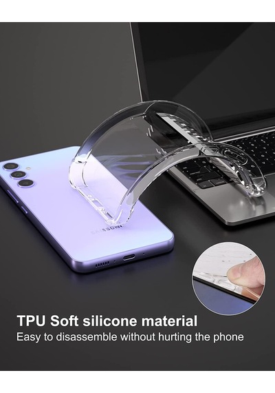 Samsung Galaxy A35 Uyumlu Şeffaf Slim Tpu Saydam Kılıf
