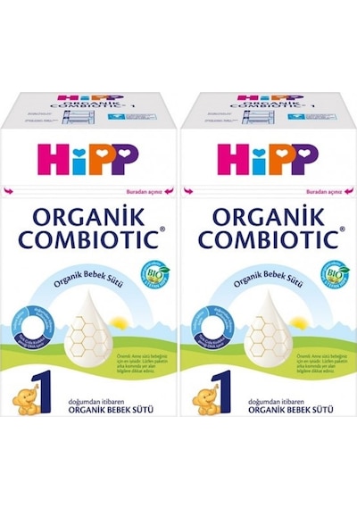 Hipp Organik Combiotic 1 Numara Bebek Sütü 600 G x 2
