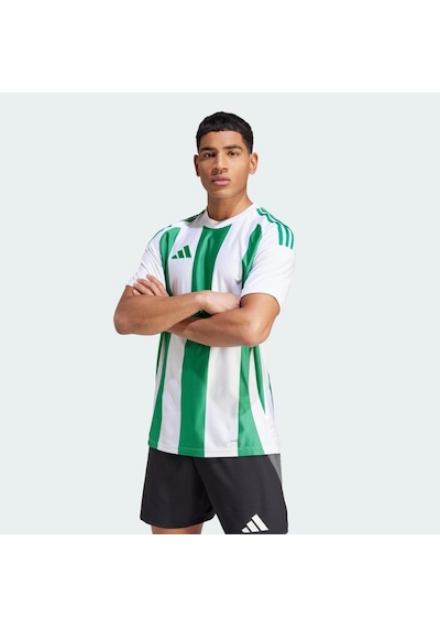 Adidas Striped 24 Jsy Erkek Futbol Forması Yeşil Iw2148
