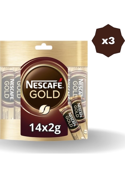 Nestle Nescafe Gold 2 Gr 14'lü Paket - 3 Adet Diğer