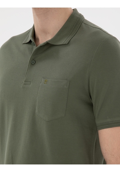 Pierre Cardin Erkek Haki Tişört Basic 50306552-vr027 Haki