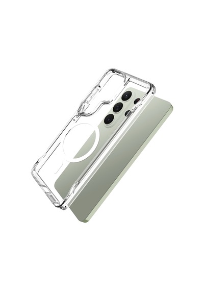 Galaxy S26 Ultra Kılıf Zore M-safe Şarj Özellikli T-max M-safe Kapak Seffaf
