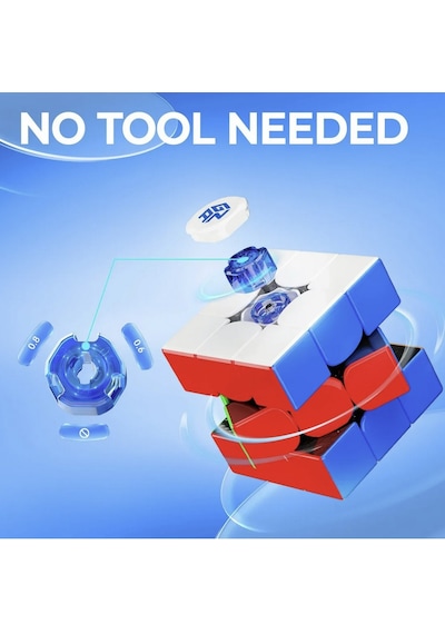 Gan Cube 3356 R S Stickerless 3x3 Zeka Küpü Profesyonel Speed Cube