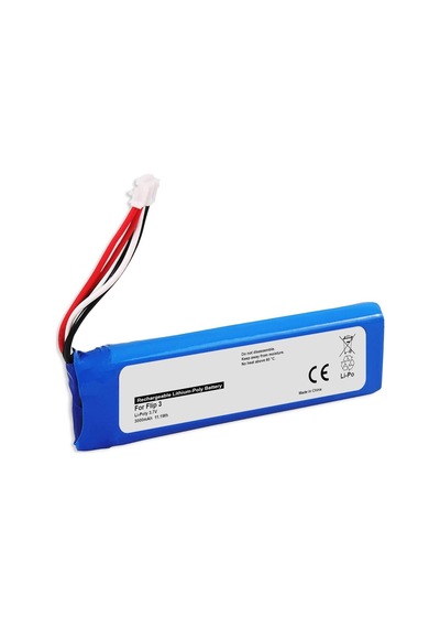 Flip 3 Uyumlu 3.7v 3000 Mah Soketli Batarya