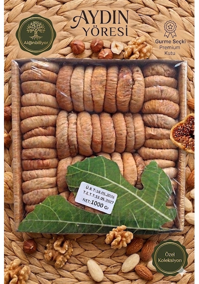 Golden Aprıcot Aydın Sıralı Dizme Kuru Incir 1 Kg