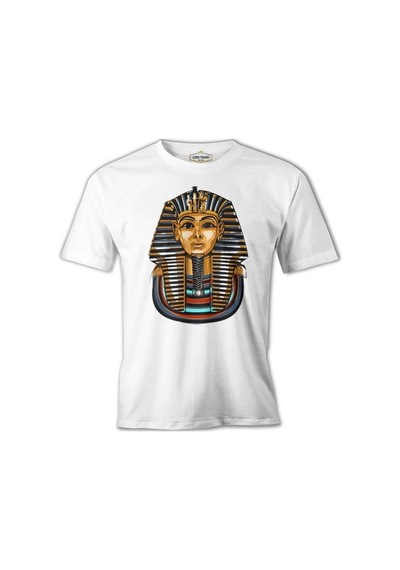 Mısır - Tutankhamun Beyaz Erkek Tshirt