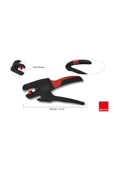 Ceta Form 190 Mm İzoleli Otomatik Kablo Sıyırma 0.08-10 Mm2 E25-asp10
