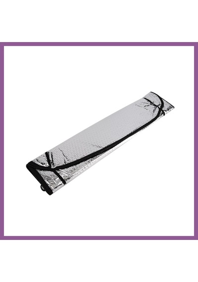 Bezos Metalize Ön Cam Oto Güneşlik Büyük 140x70cm Gri Rengaren Standart