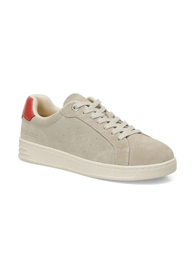 U.s. Polo Assn. Olena 5fx Bej Kadın Sneaker 000000000101947236 Bej-kırmızı