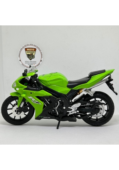 Yamaha Yzf-r1 1:12 Diecast Motosiklet Model Metal Maket & Koleksiyon Oyuncak Yeşil