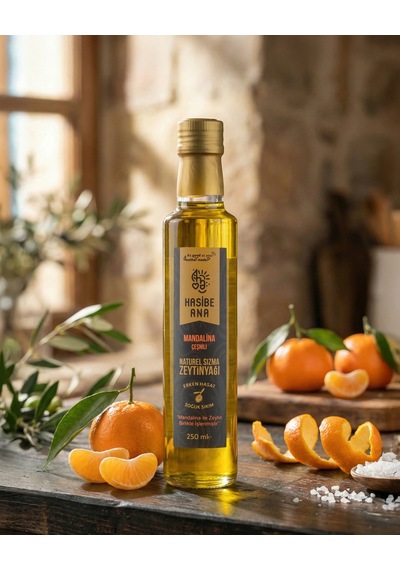 Havran Turunçlusu Mandalina Çeşnili Sızma Zeytinyağı - 250 Ml