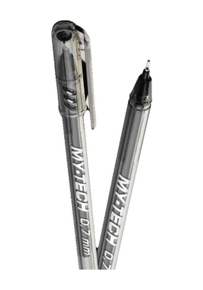 2240 My Tech Tükenmez Kalem 0,7 Mm Uç Siyah 2 Adet Çok Renkli