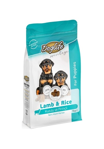 Dog Life Kuzu Etli Yavru Köpek Maması 1 Kg