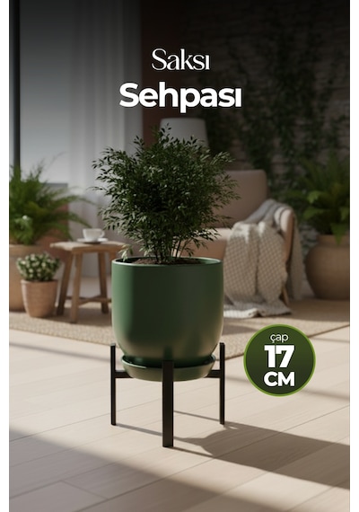 Dekoratif Saksı Sehpası 17 Cm Saksı Ayağı