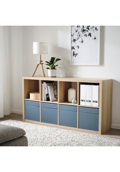 Ikea Dröna Kutu, Mavi, 33x38x33 Cm