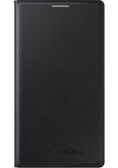 Galaxy Note 3 Neo İle Uyumlu Kılıf Flip Wallet Siyah Ef-wn750b