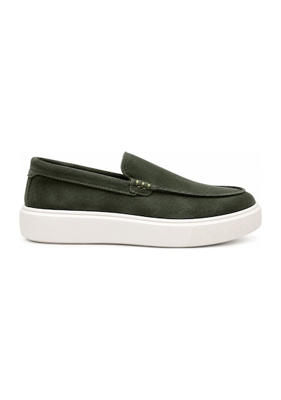 Lufian 111230309 Zayn Sneaker Erkek Deri Ayakkabı Haki
