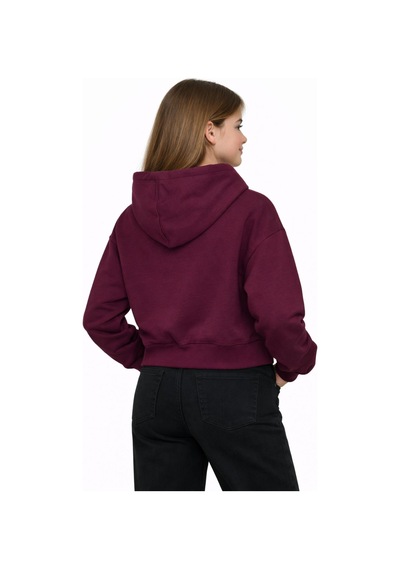 Kız Çocuk Kapüşonlu Sweatshirt Bgl-st05274 MÜRDÜM