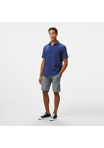 Nautica Erkek Lacivert Classic Fit Gömlek Düz W55412t Lacivert