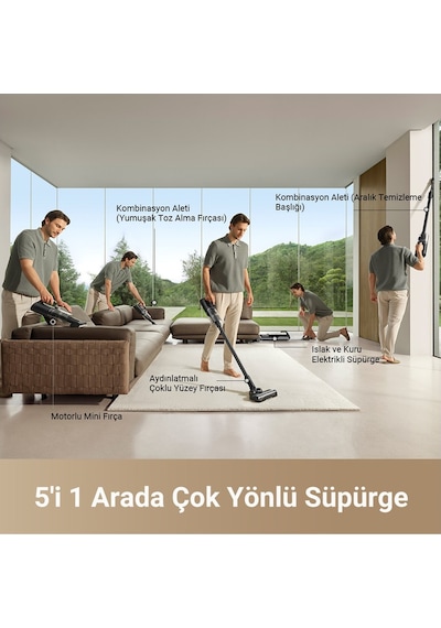 Dreame H14 Dual Akıllı Islak Kuru Süpürge