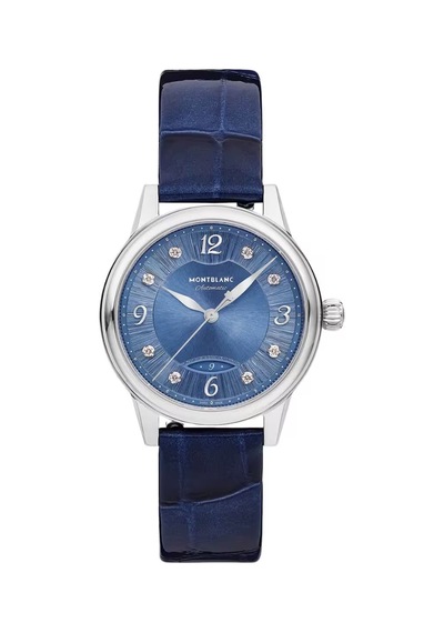 Montblanc Boheme Automatic Date 30 Mm Otomatik Saat 133306 Mavi