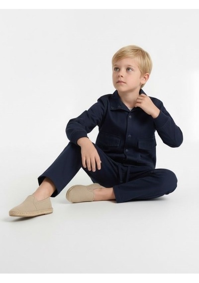 Zekids Erkek Çocuk Tasarım Pantolon-17166 Lacivert
