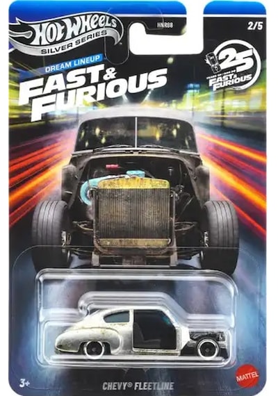 Hot Wheels Fast & Furious Temalı Arabalar Chevy Fleetlıne Jkx11 Çok Renkli