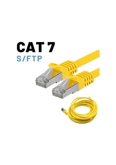 Irenis Cat7 Kablo S/Ftp Lszh Ethernet Network Lan Ağ Kablosu 50 M Beyaz