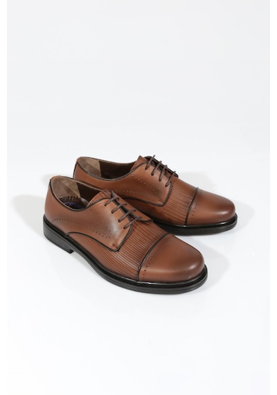 Dgn 2054 Erkek Oxford Ayakkabi Taba