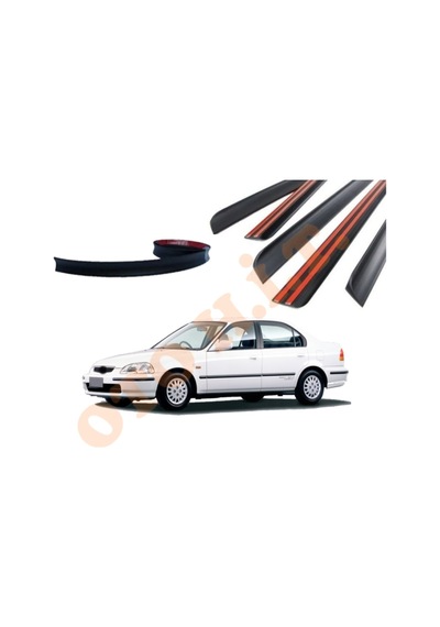 Honda Civic İes Uyumlu Bagaj Üstü Spoiler Mat Siyah