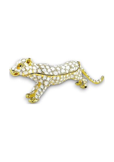 Dekoratif Taşlı Puma Biblo 19 6 CM Beyaz - Gold Detaylı Dekoratif Taşlı Puma Biblo 19 6 CM Beyaz - Gold Detaylı