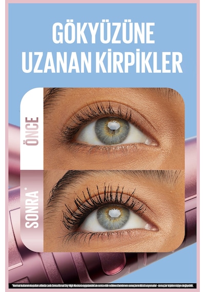 Lash Sensational Sky High Maskara 2'li Set Electro Black