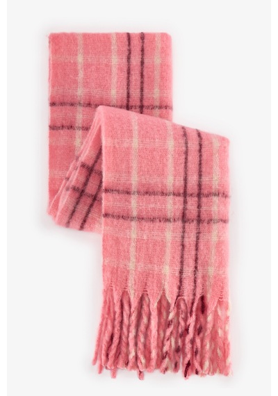 Penti Pembe Clara Çizgili Atkı