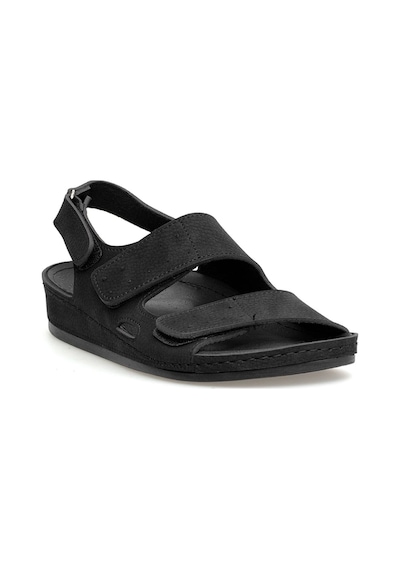 Elit Myss06-034 Erkek Düz Sandalet Siyah