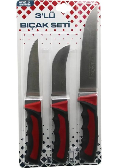 3pcs Kurban Bıçak Seti R-032k--r-320y--r-0403 Kemik Sıyırma - Deri Soyma Yüzme - Kurban Bıçak 4915