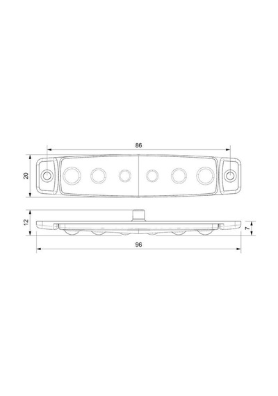 Sanel Led Etek Lambası Parmak Tip Turuncu - 12v-1514