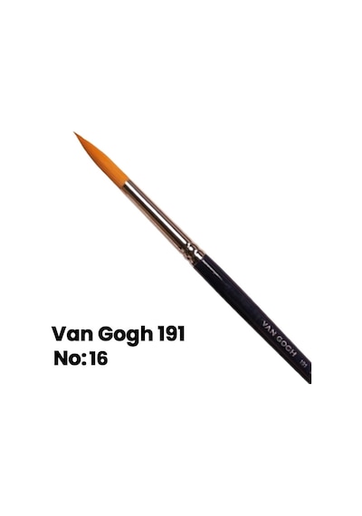 Van Gogh Sulu Boya Fırçası Yuvarlak Uçlu Seri 191 No 16