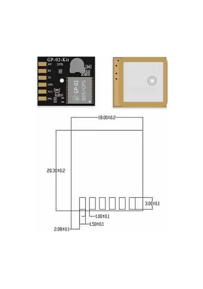 Gp-02-kit Gps Beidou Glonass Navigasyon Araç Takip Yol Yer Navigasyon Bulucu Drone Rc Uçak Helikopte
