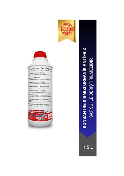 Doill Konsantre - Saf Kırmızı Organik Antifriz - G12 1.5 L