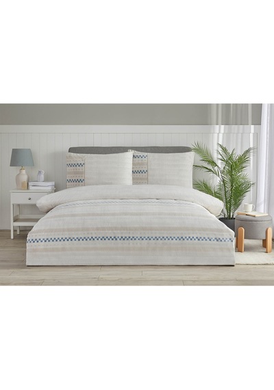 Özdilek Woven Stripe Çift Kişilik Nevresim Takımı Desenli