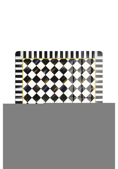 2'li Cam Kesme Tahtası Ve Sunumluk Mackenzie Desenli 20 X 30 Cm Ve 25 X 35 Cm Çok Renkli