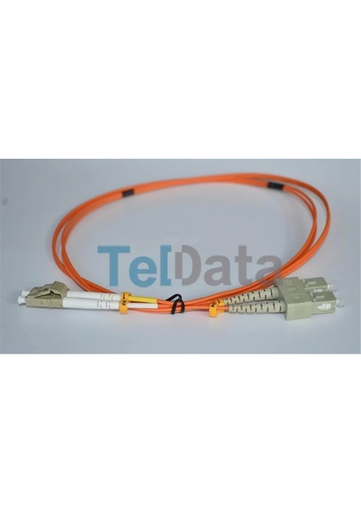 Teldata Tld-sclcom23 Sc-upc-lc-upc Mm Dx Om2 3 Metre Fıber Optık Patchcord