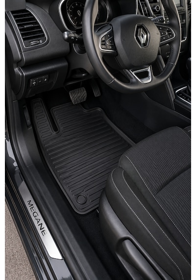Renault Megane 4 Sedan 2d Oto Paspas Ve Bagaj Havuzu Seti Araca Özel Kauçuk Kaymaz Siyah