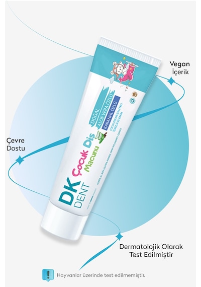 Dkdent Karanfil Özlü Çocuk Diş Macunu 50 Ml X 2 Adet Çürük Önleyici