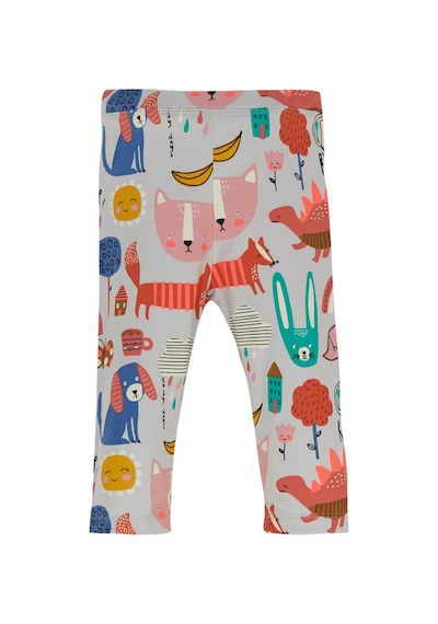 Lovetti Kız Çocuk Roaring Animals Desen Kapri 1212 Çok Renkli