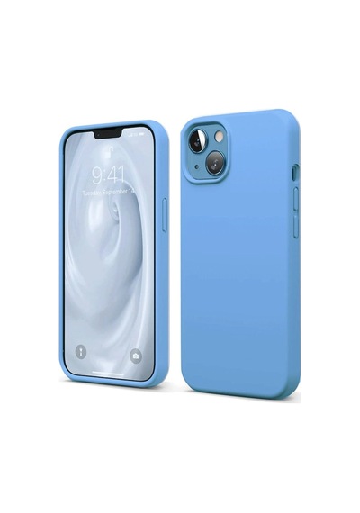 İphone 14 Kılıf First Silikon - Mavi