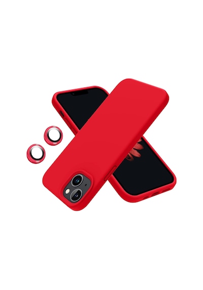 Apple Uyumlu iPhone 15 Kılıf Kamera Lensli Lansman Silikon Kapak