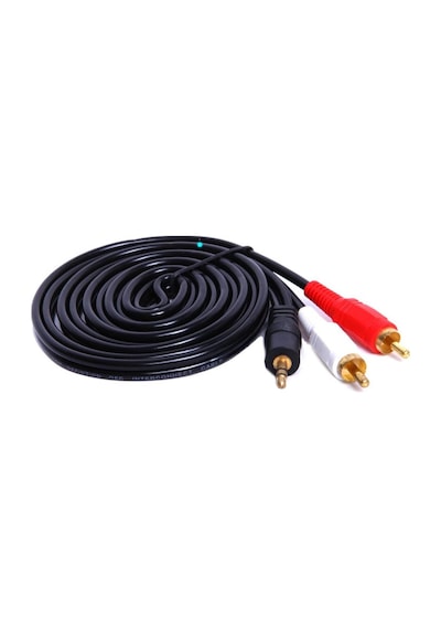 3.5Mm Stereo To 2Rca Kablosu Aux Tos Ses 1.5 Metre Kablo Sound Audio